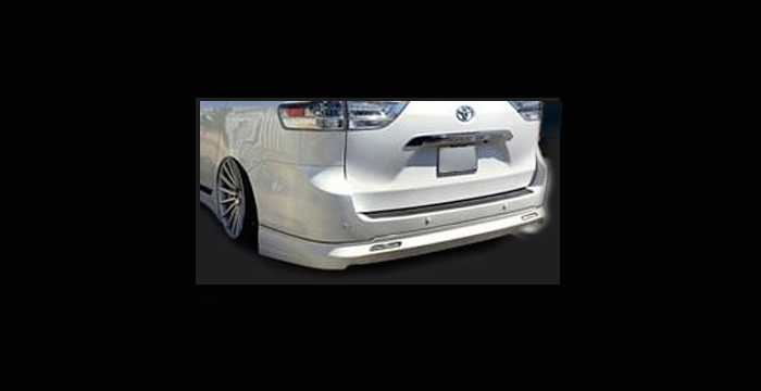 Custom Toyota Sienna  Mini Van Rear Lip/Diffuser (2011 - 2019) - Call for price (Part #TY-012-RA)